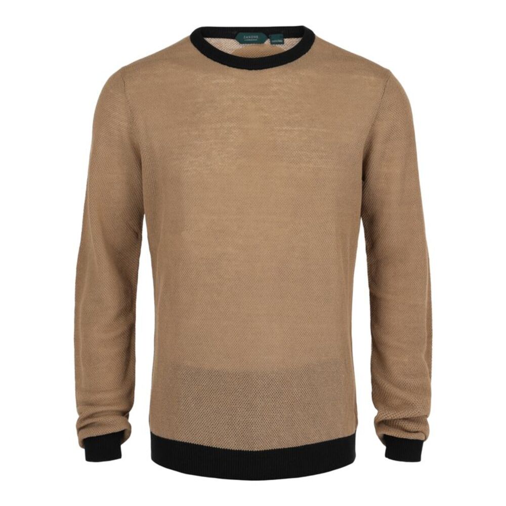 Slowear Zanone Knit Crewneck Slim-Fit Sweater Multi Mens